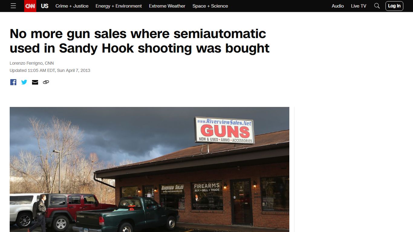 Store that sold gun used in Sandy Hook shooting loses license | CNN