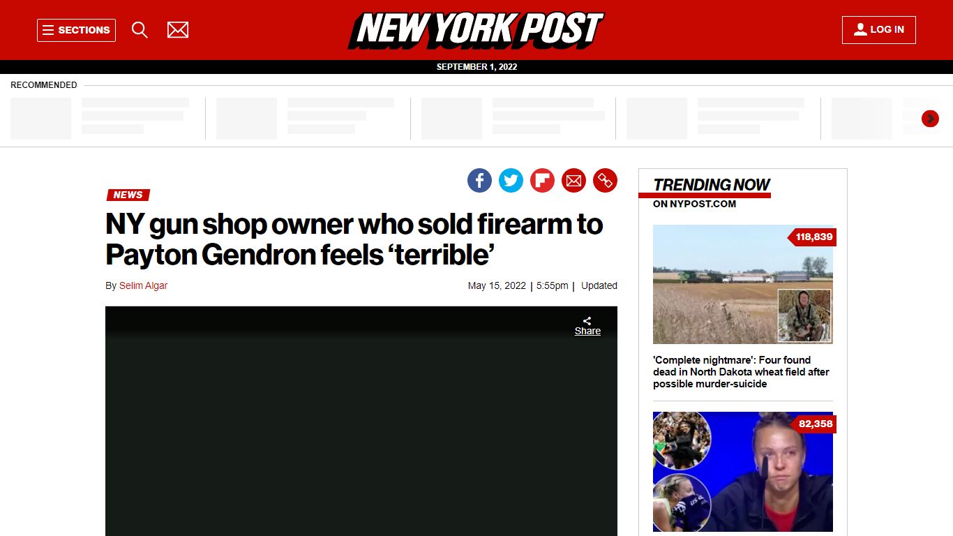 NY gun shop owner who sold firearm to Payton Gendron 'feels terrible'